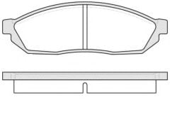 Suzuki Alto - Maruti - Daewoo Damas Ön Fren Balata [55200-70860]