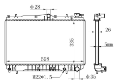Hyundai Excel Radyatör [25310 20000]