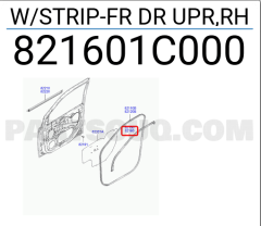 Hyundai Getz (2003-2011) - Kapı Fitili Ön Üst Sağ [82160-1C000]