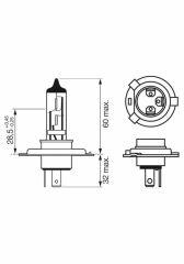 Far Ampulü H4 (12V) STANDART 55W / 60W TIRNAKLI [1987302803]