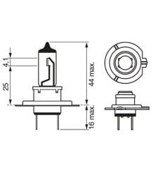 Far Ampulü H7 (12V) STANDART 55W [1987302804]